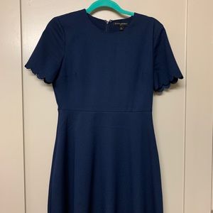 Blue Scallop Banana Republic Dress